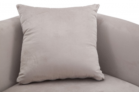 Canapea Bucharest,lemn/burete/panza/metal, gri/auriu, 127X74X73 cm [7]