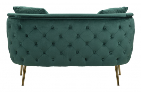 Canapea Bucuresti,  Verde, Cm 127X74X73 [4]