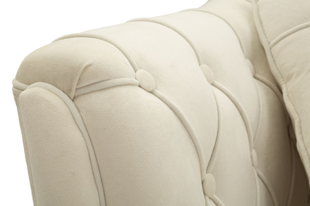 Canapea Budapest crem cu perne 130x83x91 cm [7]