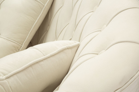 Canapea Budapest crem cu perne 130x83x91 cm [5]