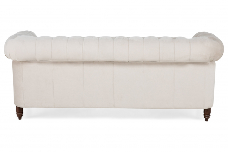 Canapea Chesterfield, 3 locuri, Bej, 203x80x86 cm [3]