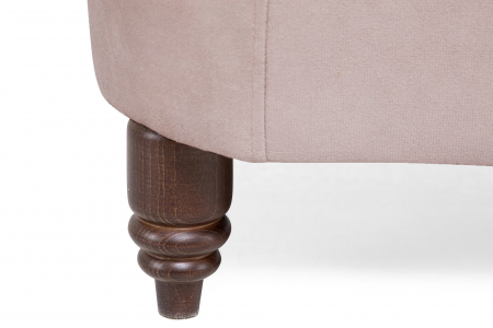 Canapea Chesterfield, 3 locuri, Roz, 203x80x86 cm [7]