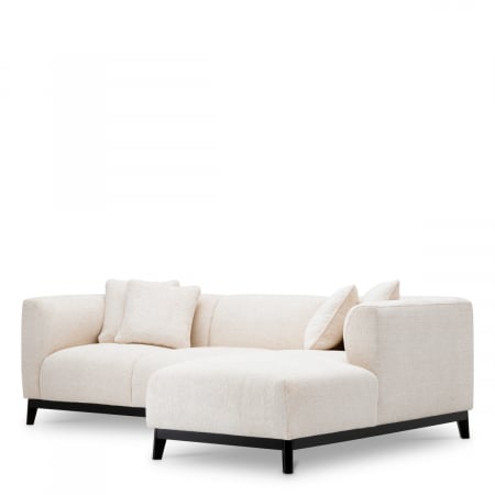 LIVING - Canapea Corso Lounge dreapta lyssa off-white, Dims: W. 232 | D. 163 | min D. 93 | max D. 163 | H. 72 | min SD. 65 | max SD. 135 | SW. 186 | SH. 46 | AH. 72  (CM)