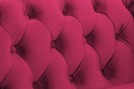 Canapea cu 2 locuri extensibila Chesterfield, fuchsia, 150x86x80 cm [5]