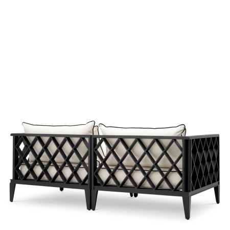 Canapea de exterior Ocean Club S din panza Sunbrella neagra [2]