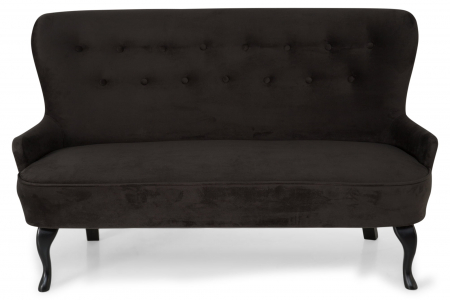 Canapea Diana 2H, Negru, 140xx86x67 cm [3]