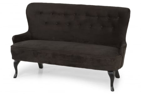 Canapea Diana 2H, Negru, 140xx86x67 cm