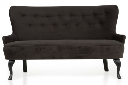 Canapea Diana 2H, Negru, 140xx86x67 cm [2]