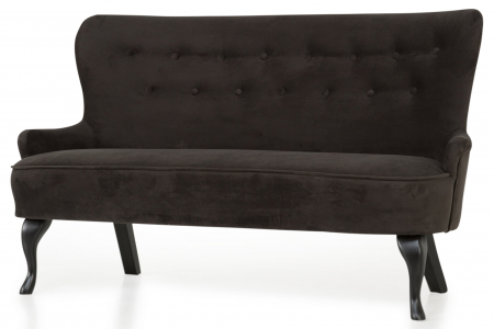 Canapea Diana 2H, Negru, 140xx86x67 cm [1]