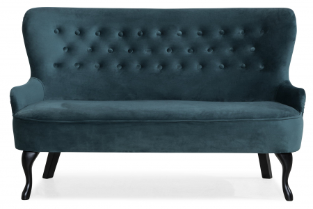 Canapea Diana 3H, Albastru verzui, 140x86x67 cm [3]