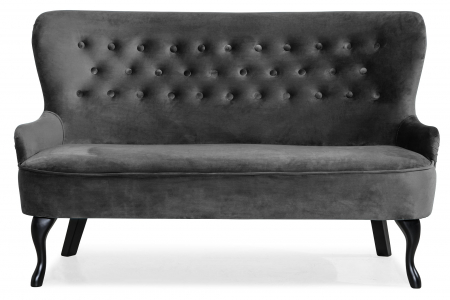 Canapea Diana 3H, Gri inchis, 140x86x67 cm [2]
