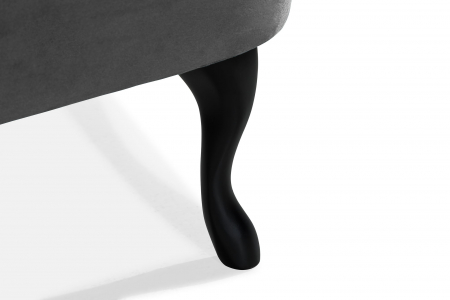 Canapea Diana 3H, Gri inchis, 140x86x67 cm [9]