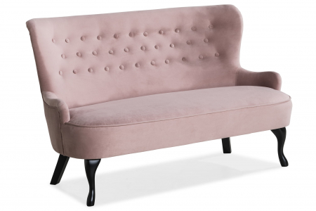 Canapea Diana 3H, Roz, 140x86x67 cm [4]