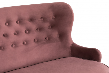 Canapea Diana 3H, Roz inchis, 140x86x67 cm [5]