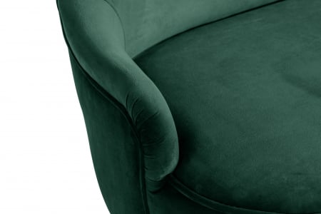 Canapea Diana 3H, Verde inchis, 140x86x67 cm [8]