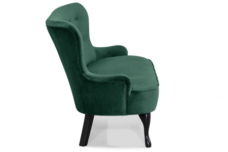 Canapea Diana 3H, Verde inchis, 140x86x67 cm [5]