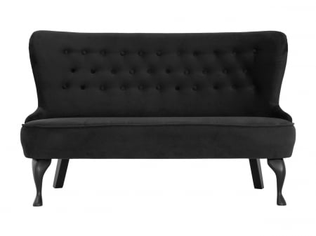 Canapea Diana 3L, Negru, 140xx86x67 cm