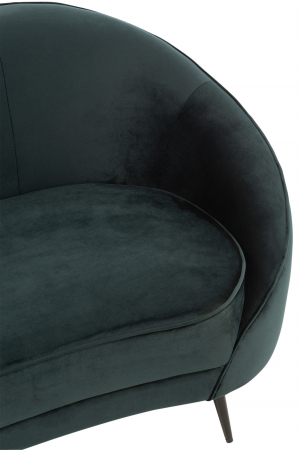 Canapea Elisabeth, Textil/Lemn, Verde, 180x85x79 cm [9]