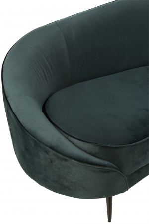 Canapea Elisabeth, Textil/Lemn, Verde, 180x85x79 cm [7]