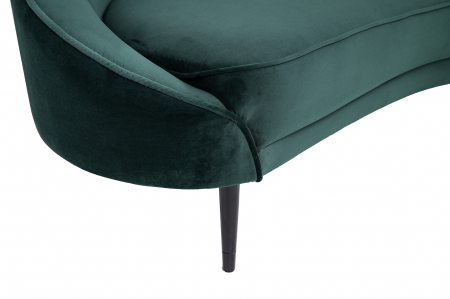 Canapea Elisabeth, textil verde, 174x82x82 [8]