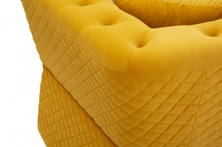 Canapea, EMY, mustar, perne incluse 162x83x76 cm [9]