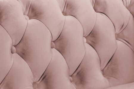 Canapea extensibila Chesterfield, 3 locuri, Roz, 203x80x86 cm [8]