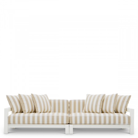 Canapea Exterior Cap-Antibes, alb mat florent bej [2]
