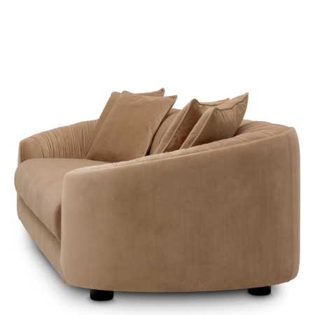 Canapea Jameson amaro camel |W. 241 | D. 100 | H. 64 | SD. 65 | SW. 171 | SH. 39 | AH. 55 cm [3]