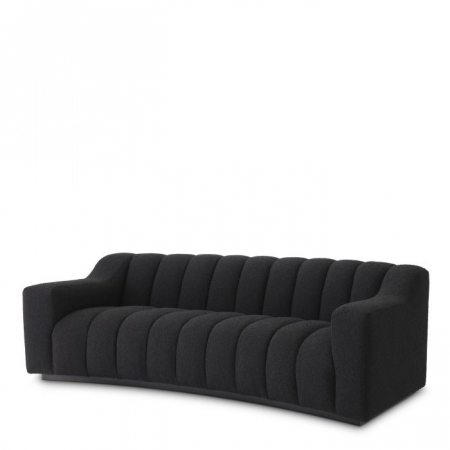 Canapele - Canapea Kelly S bouclé neagra