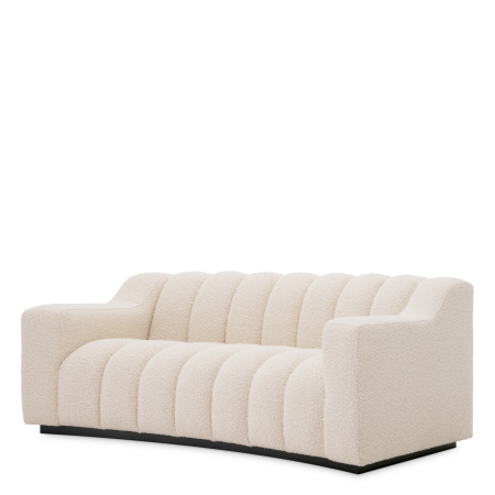 LIVING - Canapea Kelly XS crem bouclé