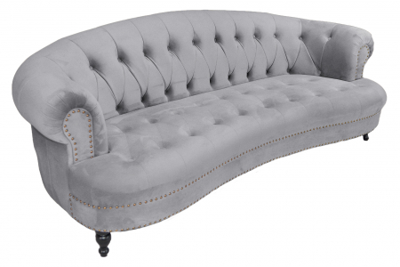 Canapea Clara, Gri, 210x70x80 cm [2]