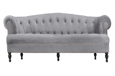 Canapea Clara, Gri, 210x70x80 cm [4]