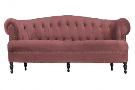 Canapea Clara, Roz, 210x70x80 cm [4]