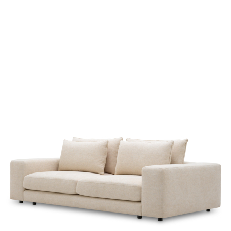 LIVING - Canapea Lounge Club L nuoro bej |W. 240 | D. 120 | H. 77 | SD. 52 | SW. 184 | SH. 40 | AH. 53 cm 