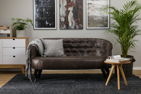 Canapea Mada, Maro Vintage, 140x74x68 cm [3]