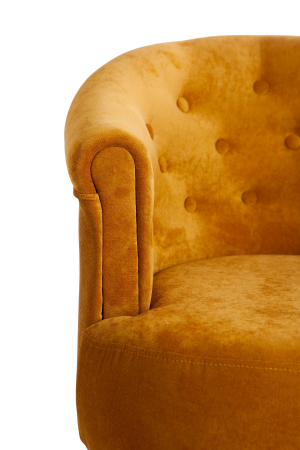 Canapea Mada, Galben, 140x74x68 cm [4]