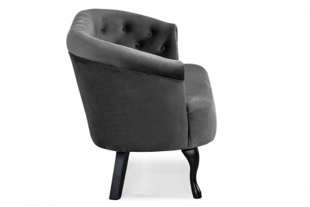Canapea Mada, Gri inchis, 140x74x68 cm [6]
