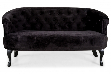 Canapea Mada, Negru, 140x74x68 cm [4]