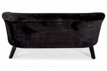 Canapea Mada, Negru, 140x74x68 cm [3]