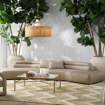 LIVING - Canapea Marvella imitatie piele valente bej renato ecru |W. 399 | D. 140 | H. 66 | SD. 68 | SW. 392 | SH. 40 | AH. 54 cm