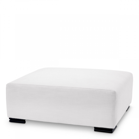 Banchete - Canapea Modulara Clifford avalon alb - Otoman, Dims: W. 108 | D. 90 | H. 43  (CM)