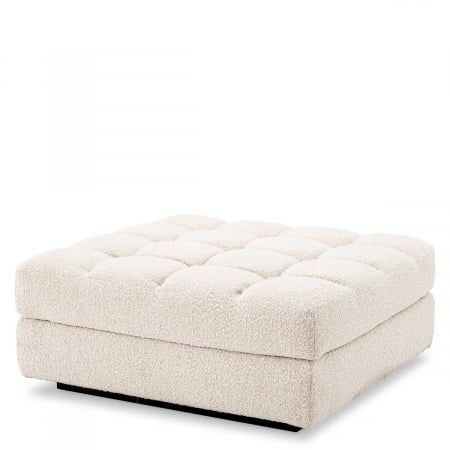 Canapea modulară Dean bouclé crem - Otoman [1]