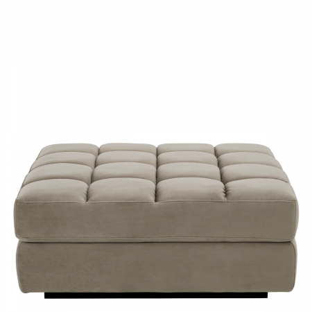 Canapea modulară Dean savona greige velvet - Otoman, Dims: W. 93 | D. 93 | H. 42  (CM) [2]