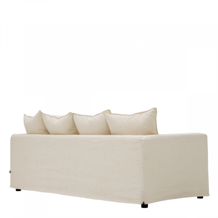 Canapea Montgomery raza de soare off-white, Dims: W. 210 | D. 100 | H. 91 | SD. 76 | SH. 48 | AH. 65  (CM) [3]