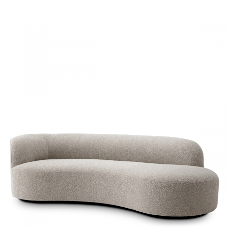LIVING - Canapea Morten bouclé gri