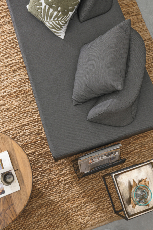 Canapea pentru exterior PIPER, aluminiu_stofa, gri, 200 cm [11]