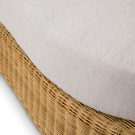 Canapea Rafael natur rattan sentier crem, Dims: W. 240 | D. 110 | H. 84 | SD. 70 | SW. 172 | SH. 41 | AH. 60  (CM) [5]