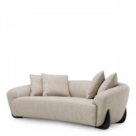 LIVING - Canapea Siderno, gri deschis Splendor