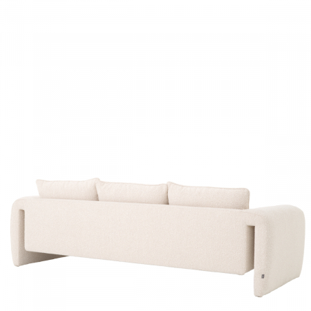 Canapea Tondo bouclé crem, Dims: W. 230 | D. 91.5 | H. 76 | SD. 63 | SH. 45 | AH. 60  (CM) [3]