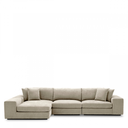 Canapea Vista Grande Lounge clarck, nisip, Dims: W. 380 | D. 200 | H. 90 | SD. 57 | SH. 40 | AH. 60  (CM) [2]